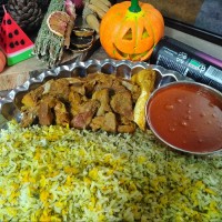 شوید پلو با گوشت