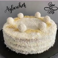 کیک رافائلو یه کیک نارگیلی با بافت نرم و عالی