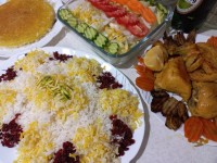 زرشک پلو و مرغ