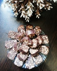 شیرینی موزائیکی بدون فر