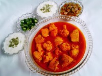 خوراک گل کلم بامرغ