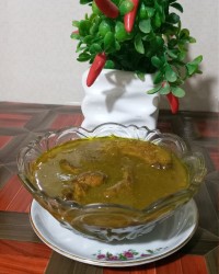 آب ترشی با گوشت مرغ