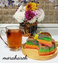 کیک رنگین کمان