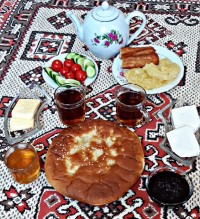 صبحانه ی ساده اما ودلنشین