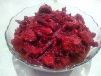 خورش مرغ و لبو