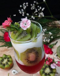 ژله شیر سفید