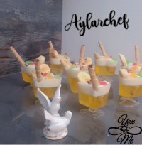 دسر ژله ی پودینگی