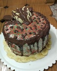 اینم کیک یک سالگی دخترم