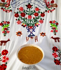 بلغور شیر غذای محلی خراسان قرارخواهرانه بلغورشیر