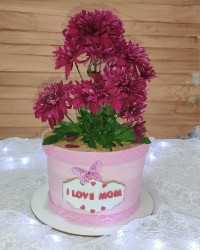 کیک گلدون داودی