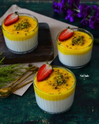 محلبی وانیلی و زعفرانی