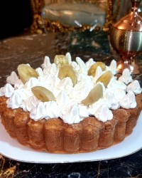 کیک موز وگردو تقدیم به پاپیونیای عزیز❤