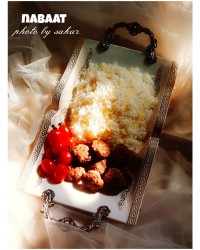 برنج و کباب تابه ای