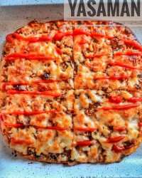 پیتزای قارچ وگوشت