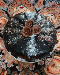 کیک شکلاتی خوشمزه