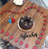 کیک شکلاتی و گردویی