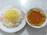خورشت قیمه با گوشت چرخ کرده