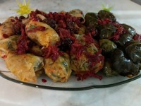 دلمه کلم و برگ مو