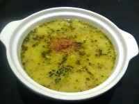 آش جو با ماست