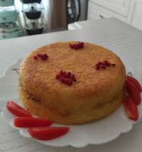 ته چین شوید باقلا با مرغ