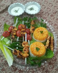 کباب فیله مرغ حلزونی