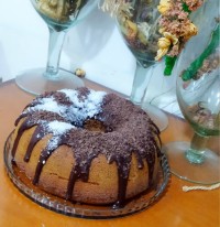 کیک دوبل شکلاتی