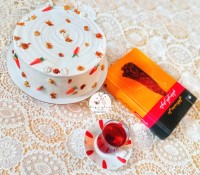 کیک هویج و گردو کافی شاپی