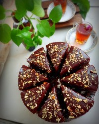 کیک چای با کرم چای