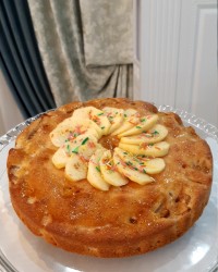 پای سیب بدون فر (مهربونا فالو کنید واستوری ها رو ازدست ندید)