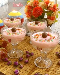 دسر ژله بستنی