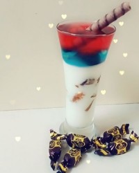 دسر بیسکو پای با ژله