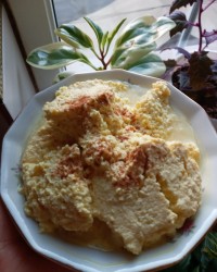 آغوز که با شیر گاوی که تازه زایمان کرده درست میشه