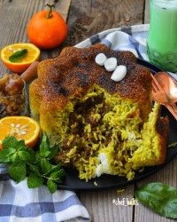 قرمه لا پلو