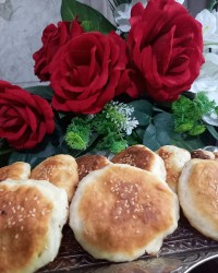 شیرینی کنجدی بدون فر