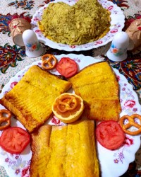 طبخ ماهی در فر