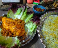 سینه مرغ شکم پر