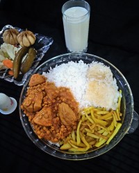 خورشت قیمه با مرغ