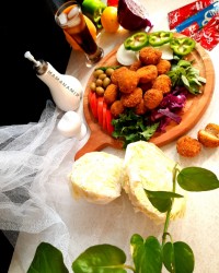 ناگت مرغ پنیری خوشمزه