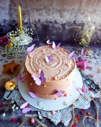 کیک شیفون وانیلی