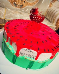 کیک هندوانه (مخصوص یلدا)