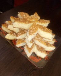 کیک ارده و کنجد