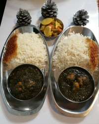 قرمه سبزی با مرغ