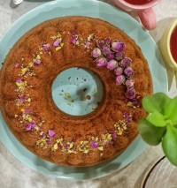 کیک هل وگلاب