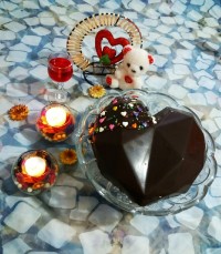 قلب شکلاتی