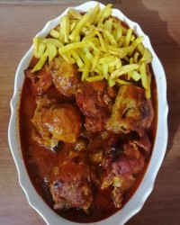 خورشت مرغ مجلسی