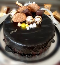 کیک موکا باکاورگاناش براق