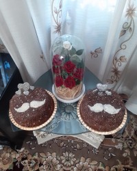کیک سفارش مشتری گلم ??