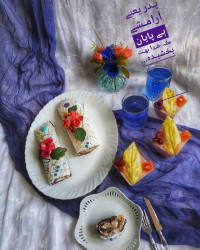 رولت شکلاتی مغزدار دسرلیوانی شربت پنیرک کیک روزپدر فیلینگ موز وگردو