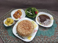 خورش فسنجان با مرغ (لطفاکپشن مطالعه شود)