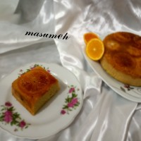 کیک برگردان پرتقال